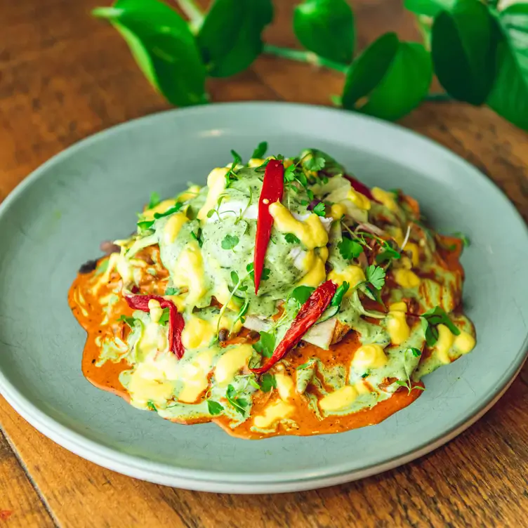 A colourful Peruvian dish at Chakana, one of the top date night restaurants in Birmingham.