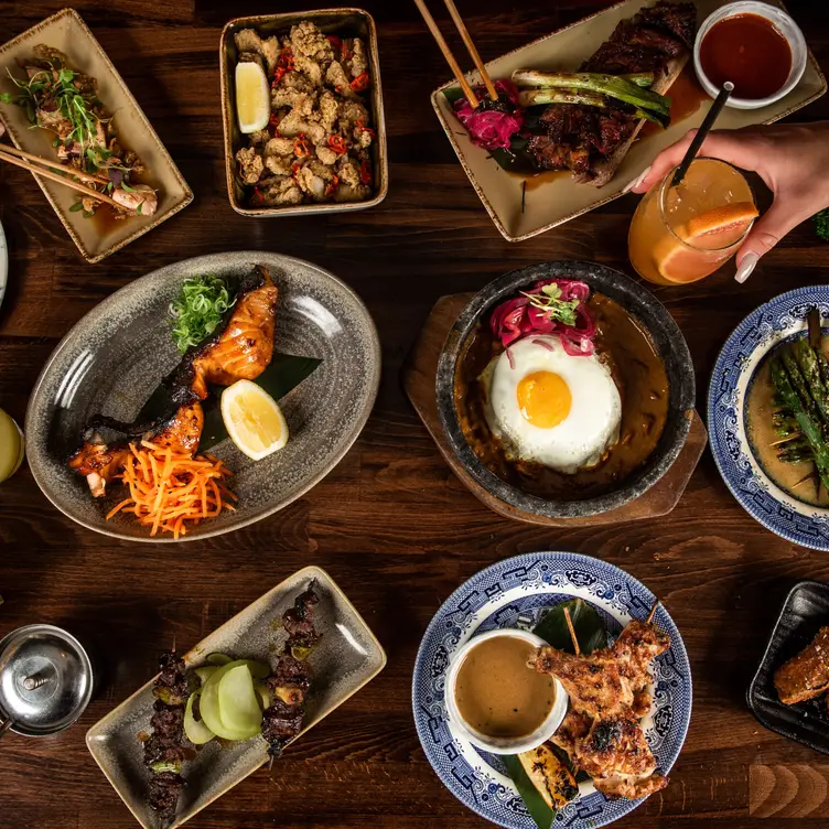 A selection of dishes at Shack-Fuyu, one of London’s best Japanese restaurants.