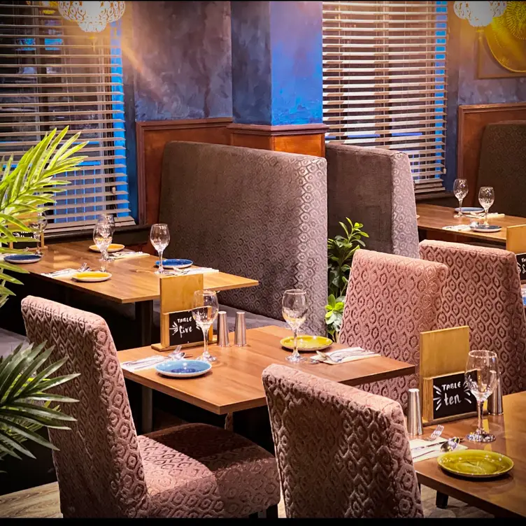 The dining room at Ashraf’s Indian Kitchen, one of the best Indian restaurants in Glasgow. Credit: Ashraf’s Indian Kitchen