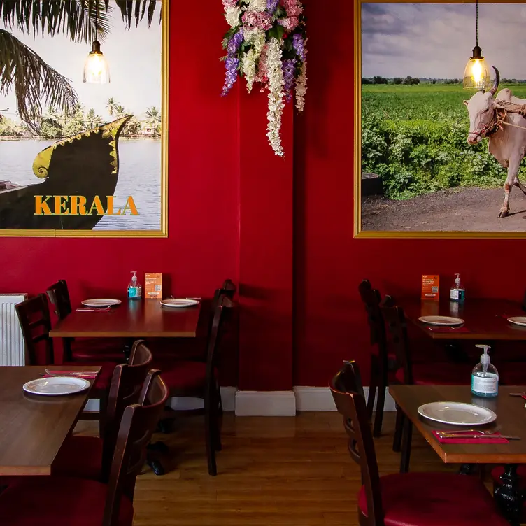 The dining room at Madras Café, one of the best Indian restaurants in Glasgow. Credit: Madras Café