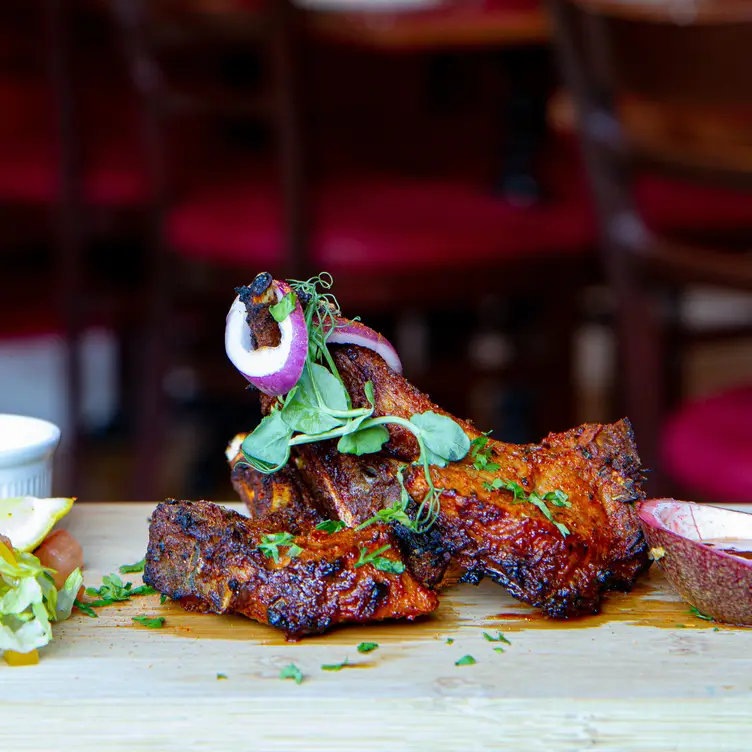 Roasted meat at Madras Café, one of the best Indian restaurants in Glasgow. Credit: Madras Café