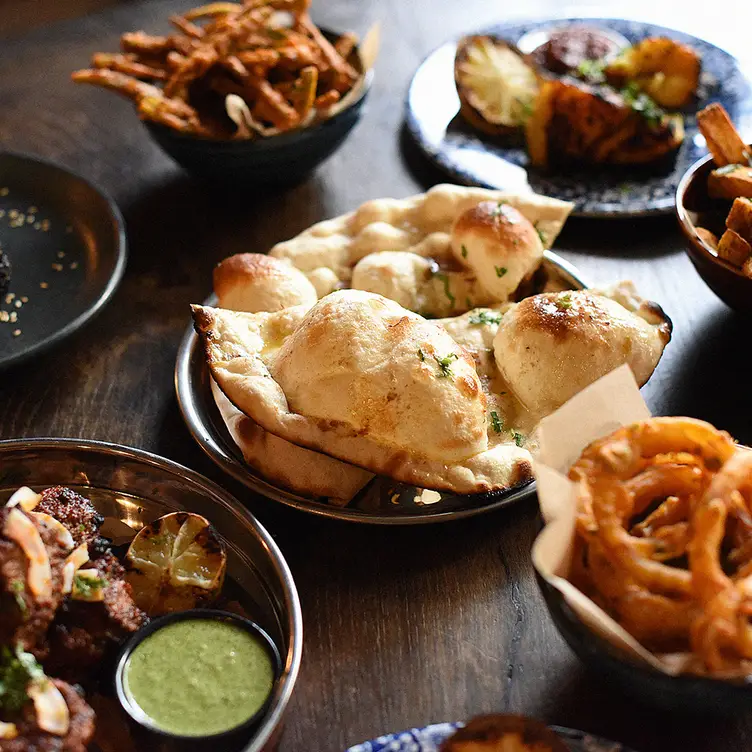 Fluffy tandoori cooked flatbread at the Tandoor Chop House, a top Asian restaurant in London