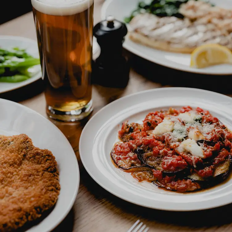 Two dishes at The Italian Greyhound, one of the best Italian restaurants in London. Credit: The Italian Greyhound