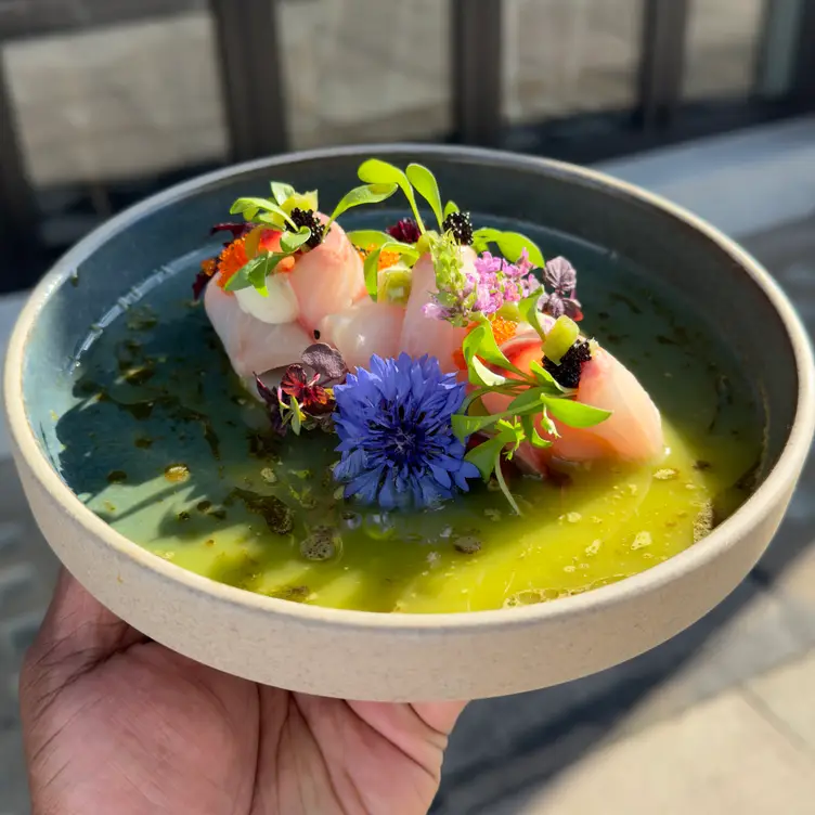 A bowl of colourfully decorated sushi at 103 Parkway, one of the best sushi restaurants in London.