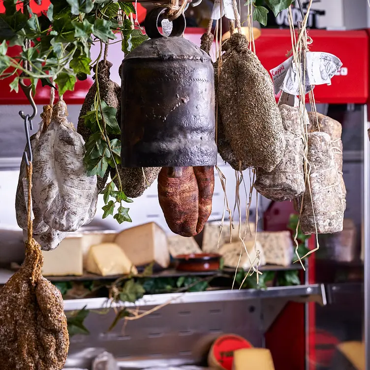 The charcuterie counter at Boro Bistro, one of the best French restaurants in central London.