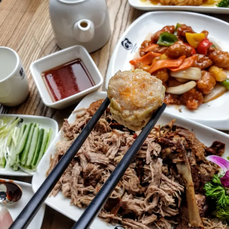 Dumplings, duck and vegetable dishes at Blue Eyed Panda.