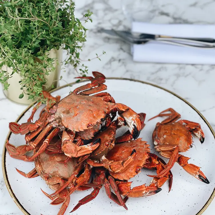 A plate of crabs at The Melusine in London.