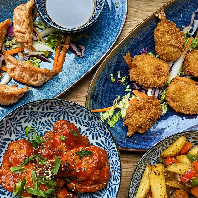 A range of deep-fried food at Suki Suki, one of the best Chinese restaurants in Manchester.