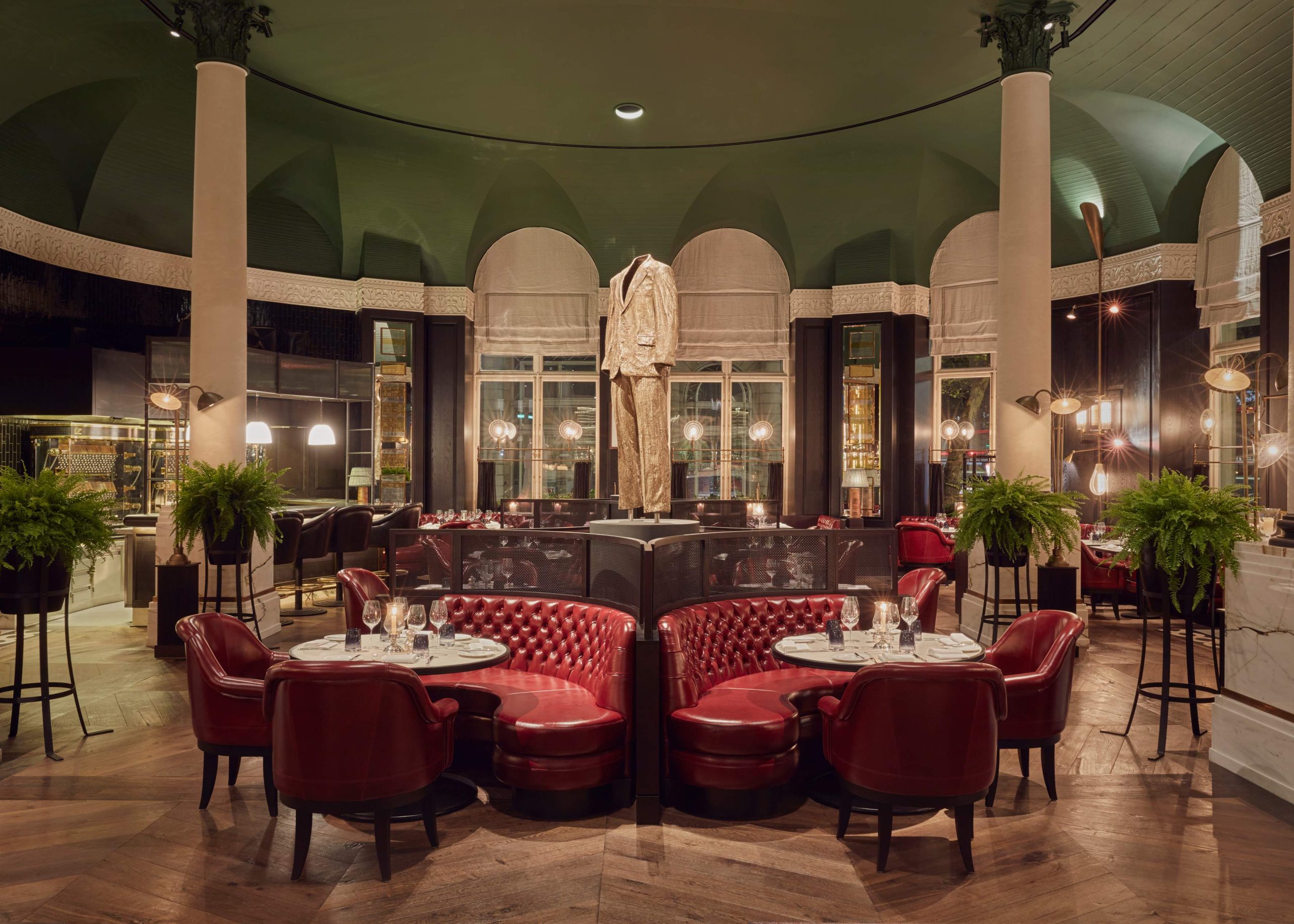 The elegant interiors of Kerridge’s Bar & Grill, one of the best hotel restaurants in London