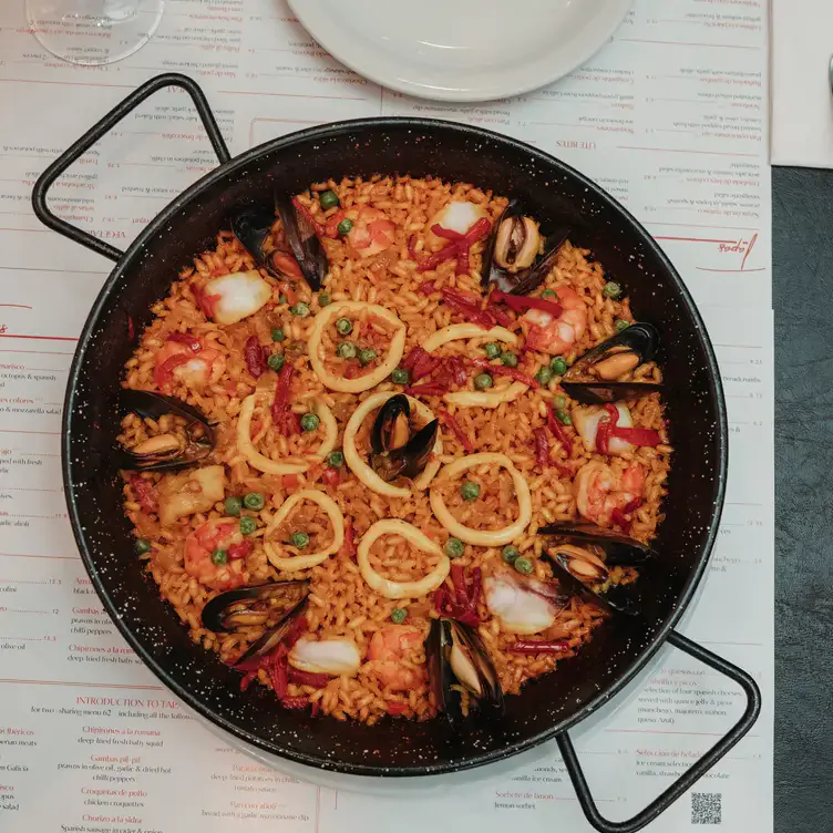 A paella at El Pirata of Mayfair, one of London’s best Spanish restaurants.