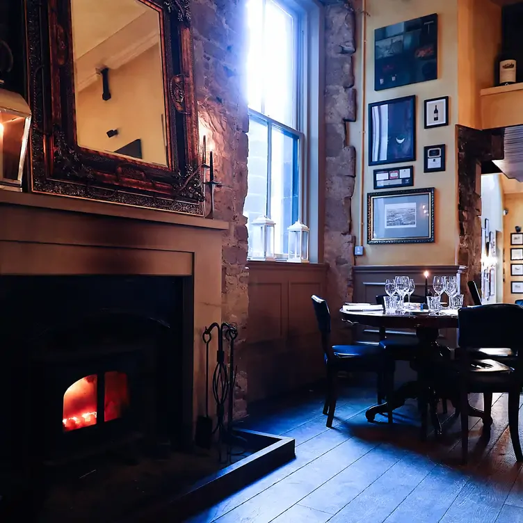 A table at Hotel du Vin and Bistro Edinburgh, one of the best French restaurants in Edinburgh.