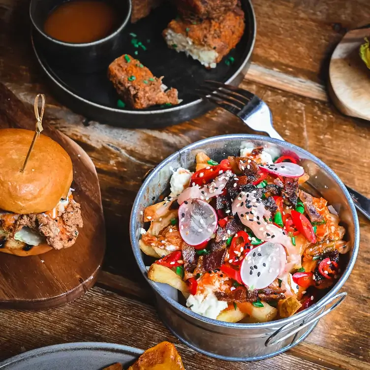 Loaded fries at The Smokin Fox, a pub in Glasgow