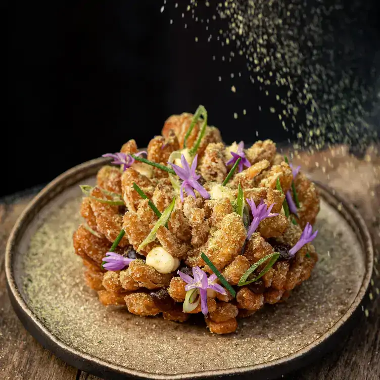 Blooming onion dish at Roe in Canary Wharf