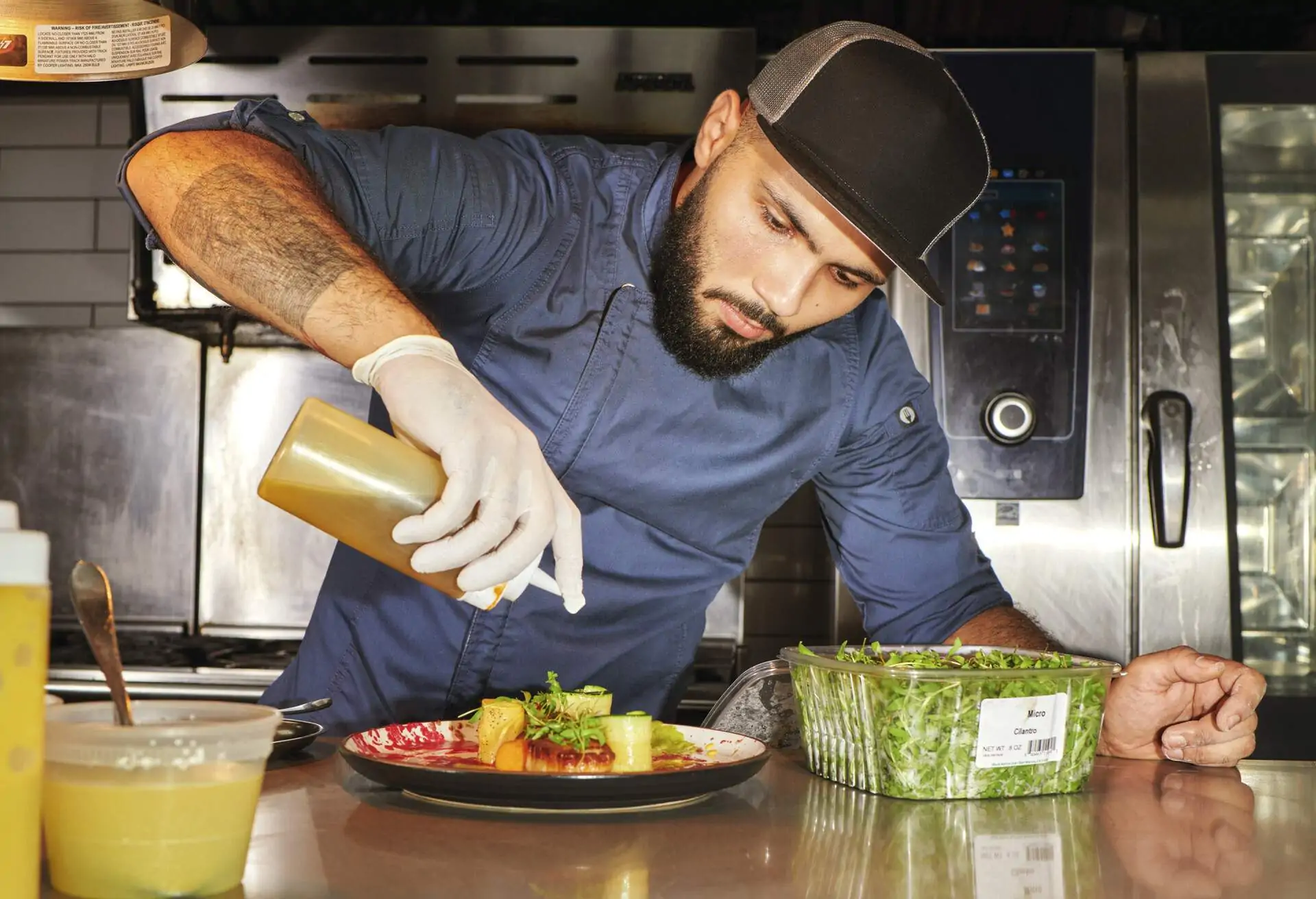 chef cooking in a kitchen